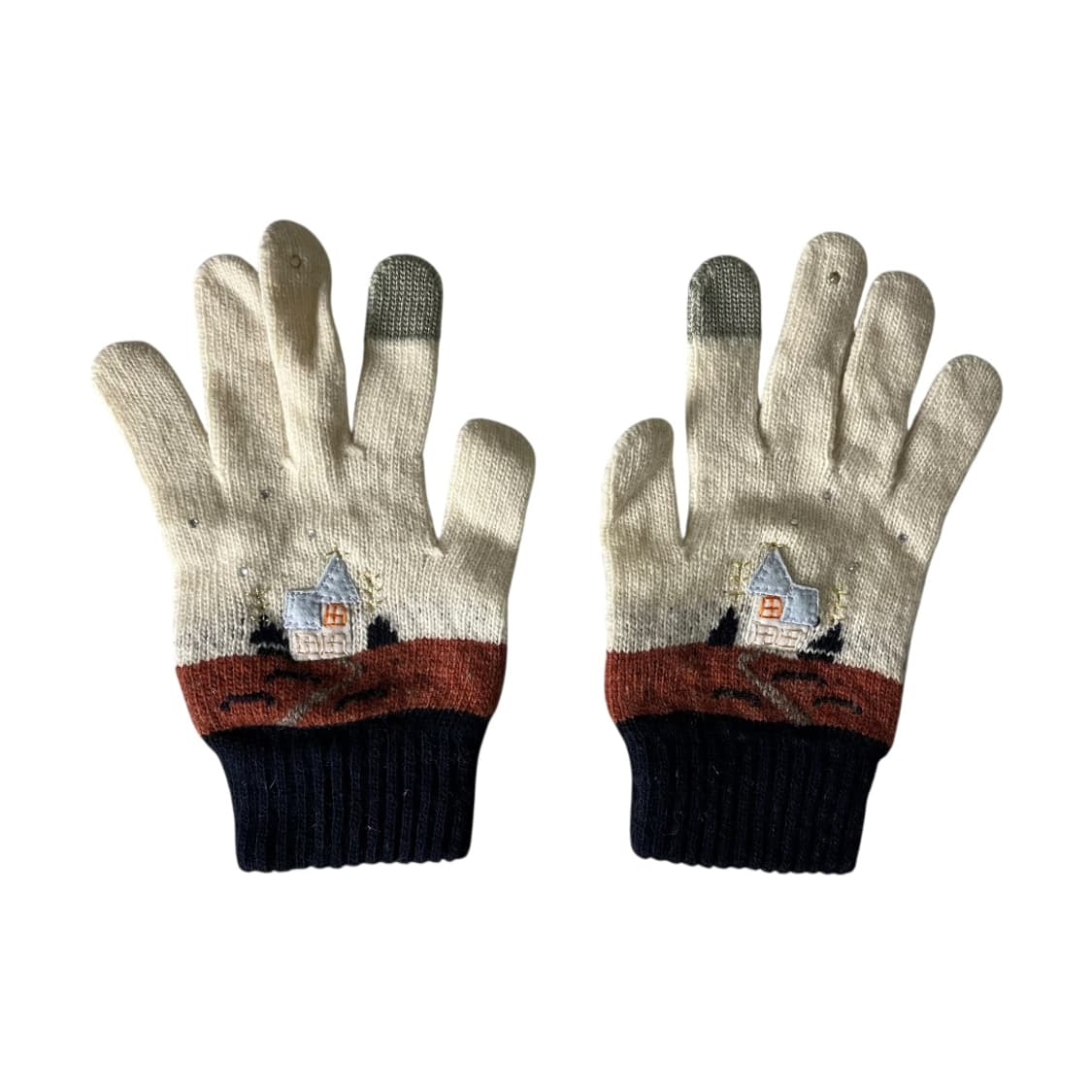 [JPN] 빈티지 재팬 핸드메이드 자수 장갑 상품이미지1