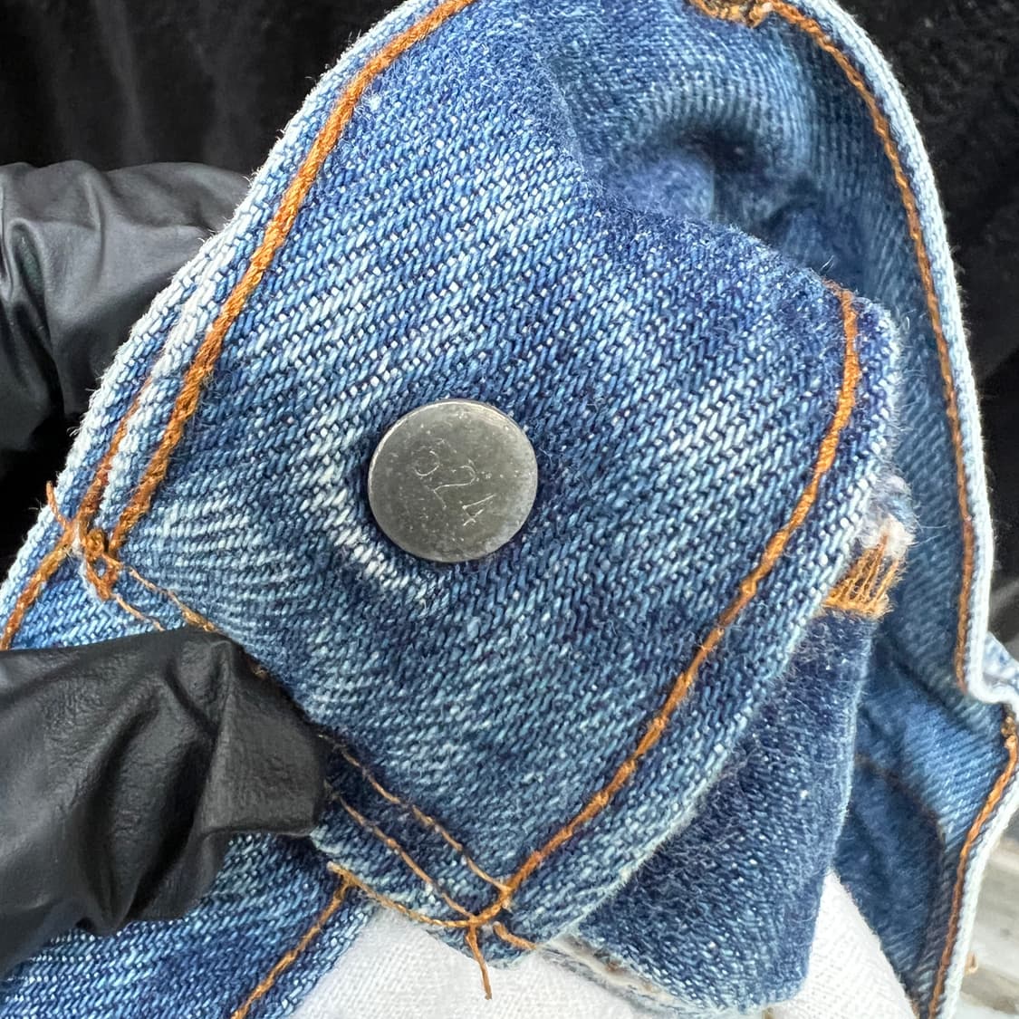 80s levis 501 데님 스커트 상품이미지10