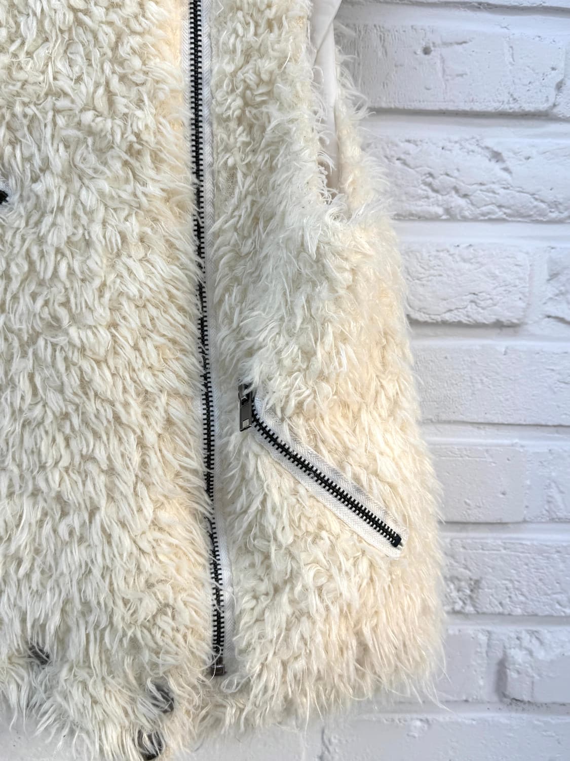 화이트 퍼 베스트 상품이미지5