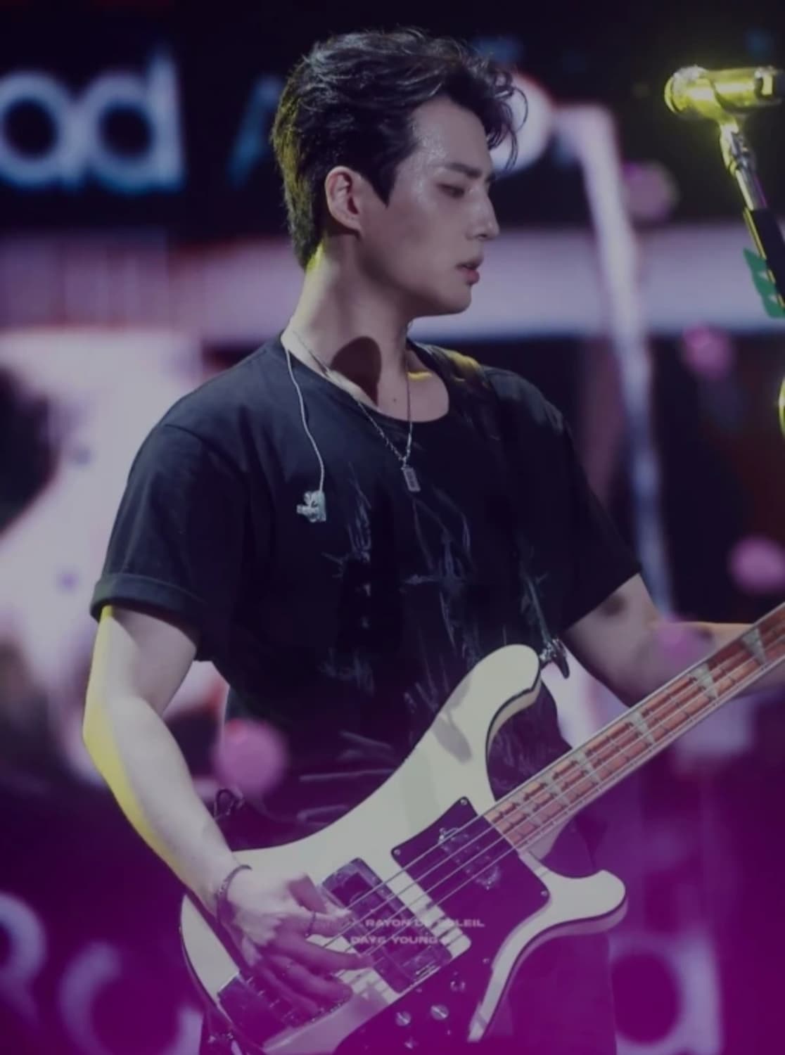 디젤 로고 실버 목걸이(데이식스 영케이 착용) 상품이미지10