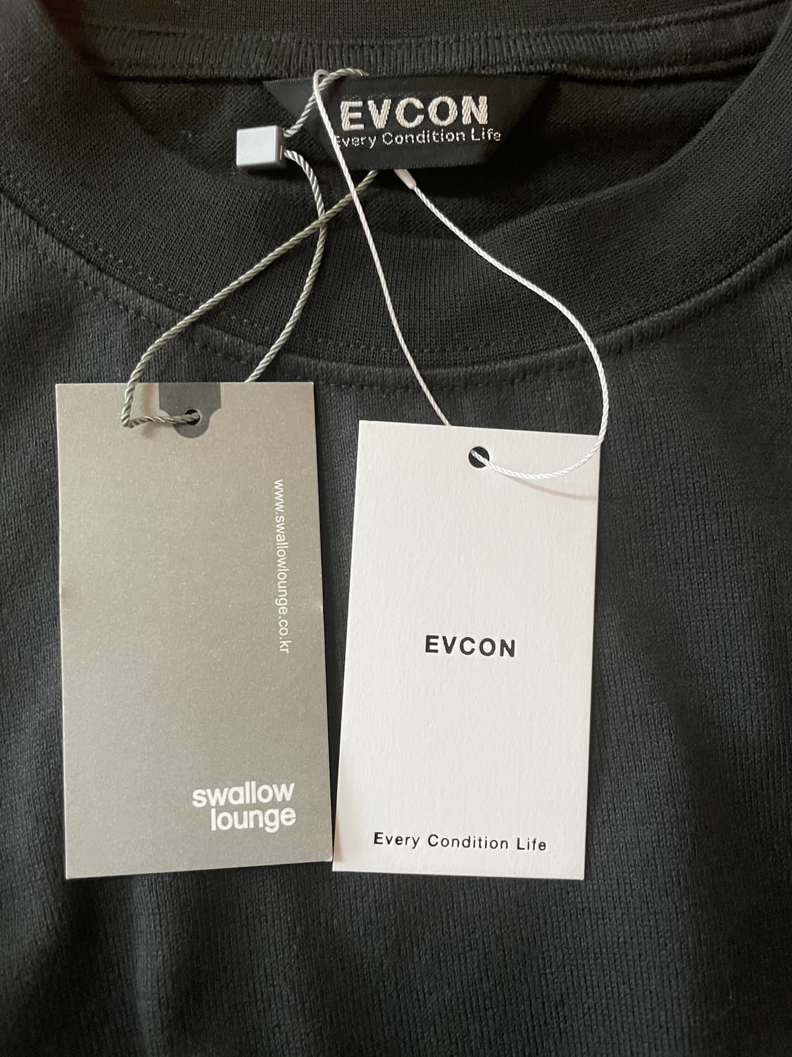 evcon 오버핏 반팔 티셔츠 상품이미지3