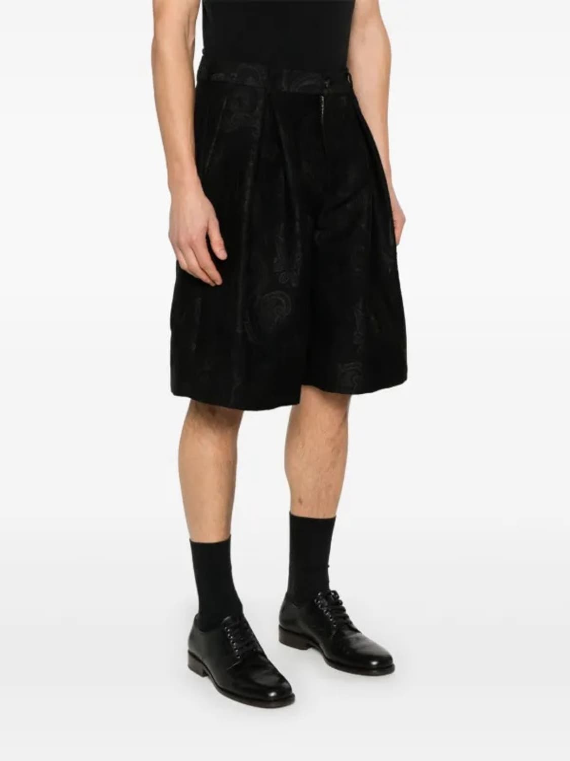 comme des garcons - camo jacquard shorts 상품이미지5