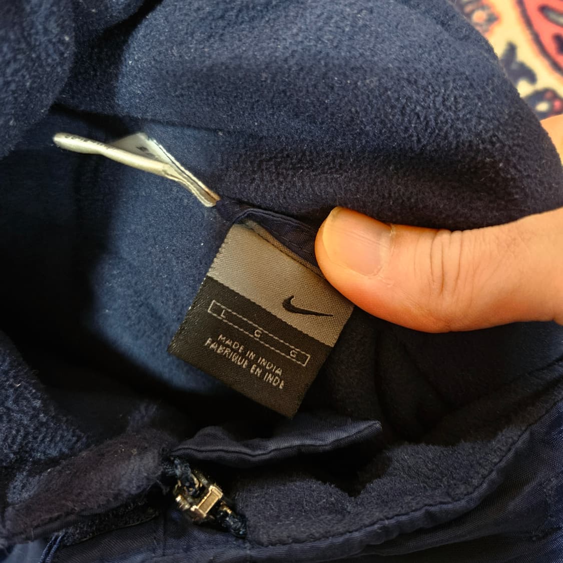 나이키 x 바로셀로나 03~04's 기모 후드 벤치 파카 L size 상품이미지5