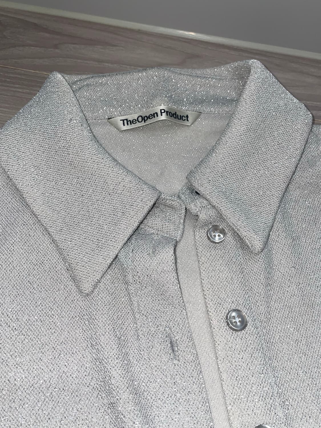 더오픈 프로덕트 글리터 셔츠 상품이미지2