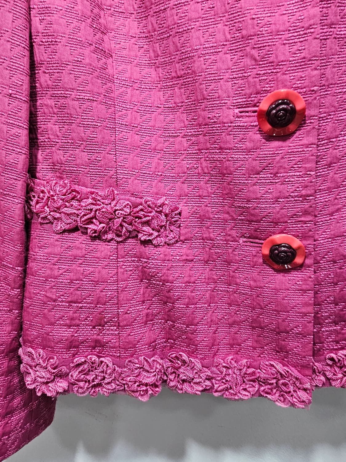 안해영(AHN HYO YOUNG)디자이너 핑크색 부티끄 자켓 상품이미지9