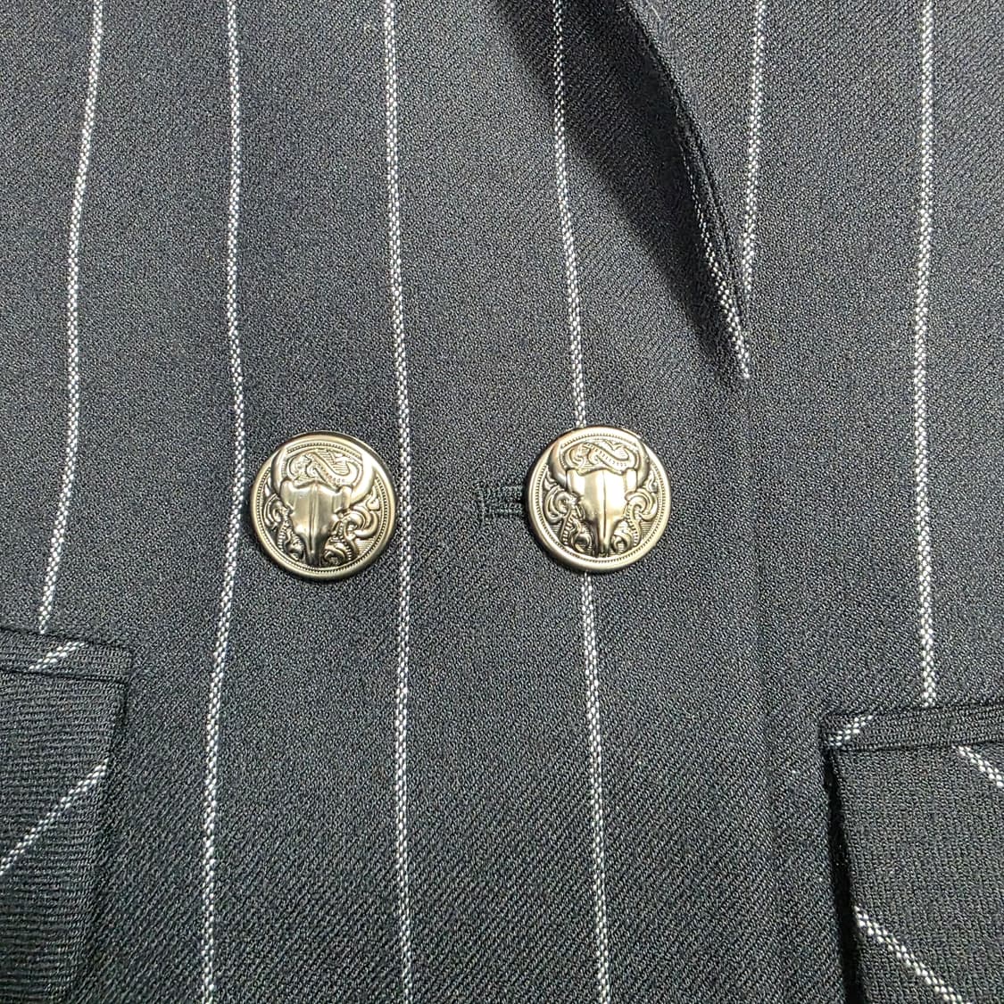 0790 [JESSI] 스트라이프 더블 브레스트 자켓 44 상품이미지5