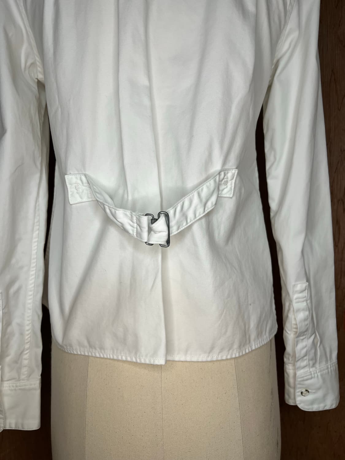 캐피탈 프릴 칼라 코튼 셔츠 상품이미지6