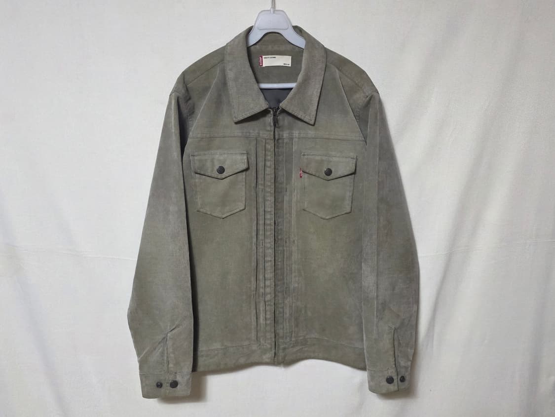 XL 리바이스 Type2 빈티지 코듀로이 지퍼 자켓 연올리브 상품이미지2