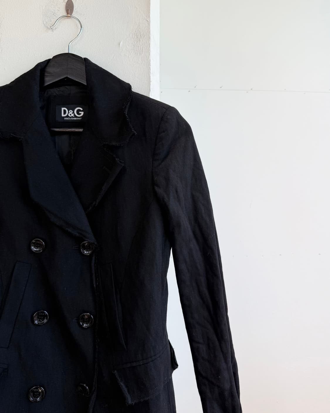 돌체앤가바나 블랙 더블 브레스티드 재킷 상품이미지5