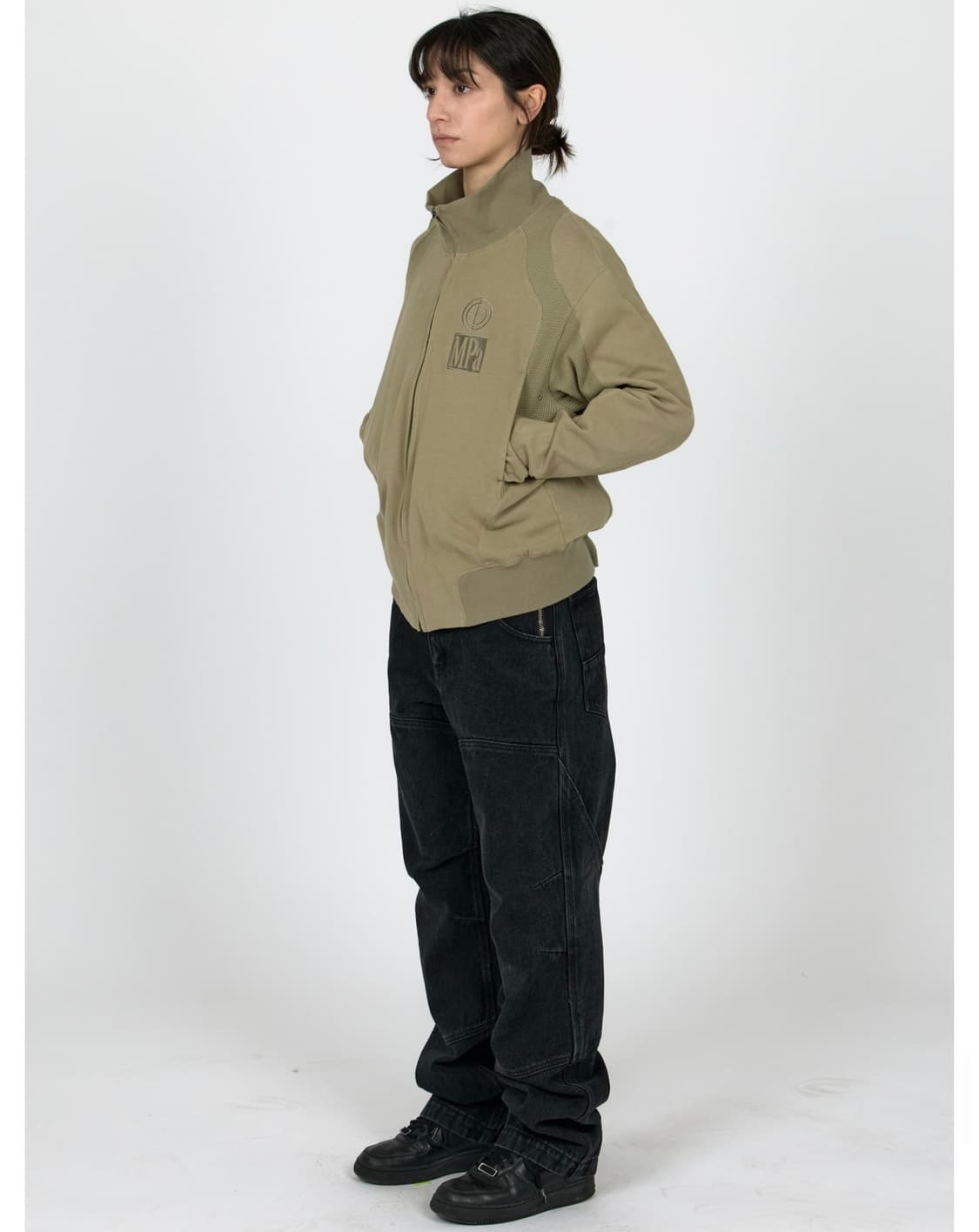 플라스틱프로덕트 카키 집업 s 상품이미지3