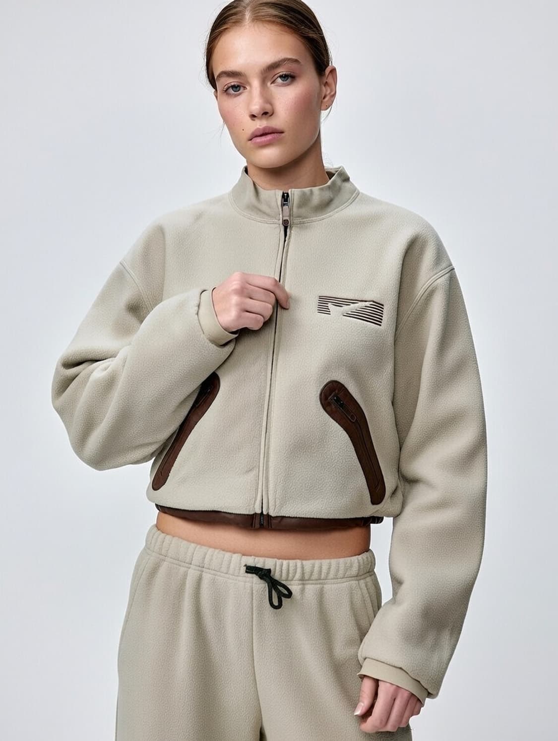 (W) 나이키 x 트래비스 스캇 NRG BH 풀오버 크루 카키 상품이미지1