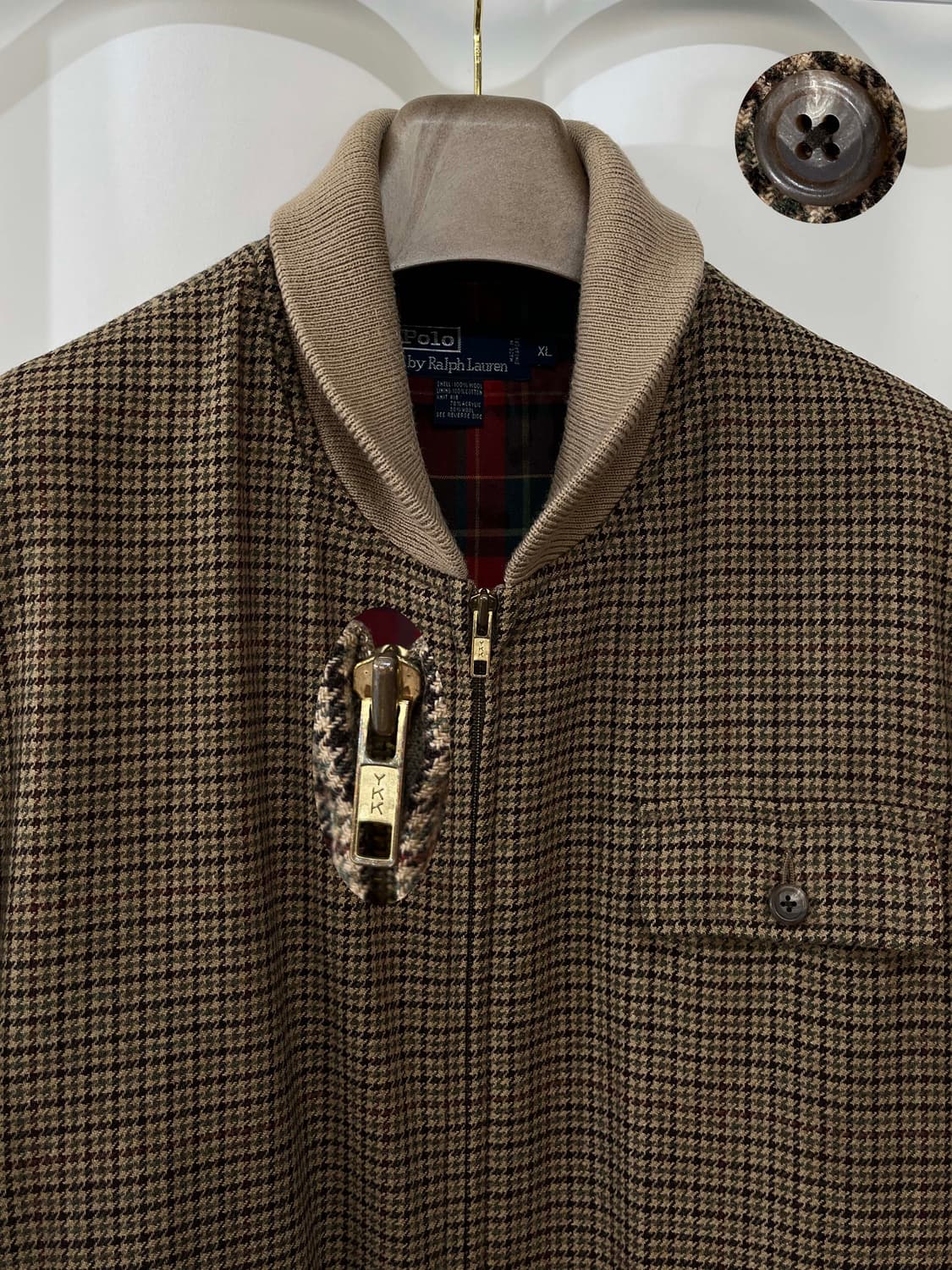 폴로 랄프로렌 하운드투스 A-2 플라이트 울 해링턴 자켓 상품이미지5