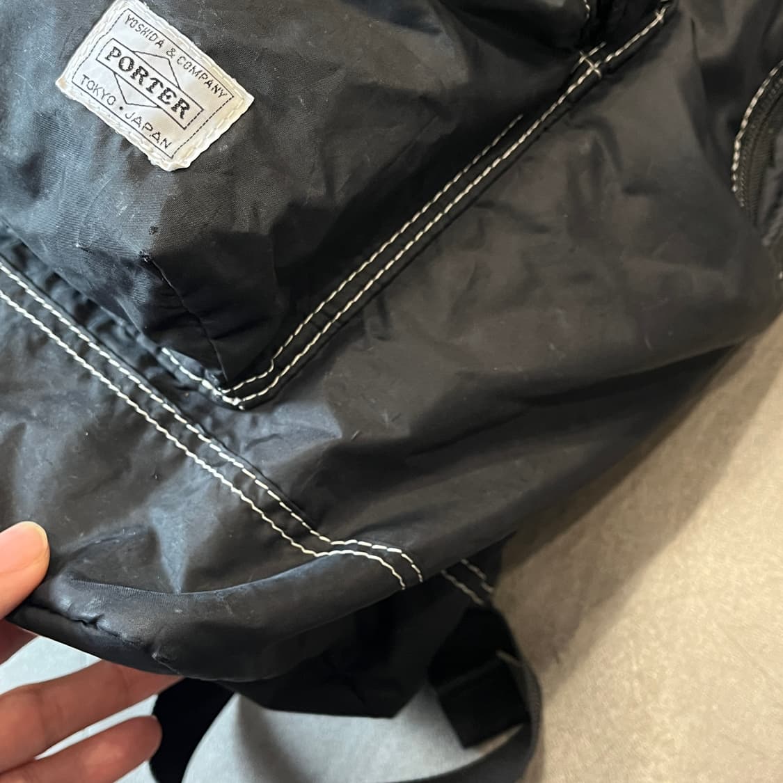 요시다포터 정품 블랙 백팩 가방 상품이미지6