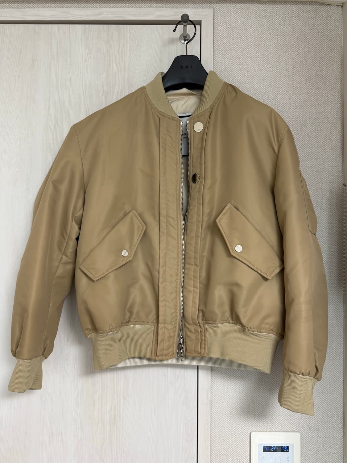 (46) 21ss 우영미 더블 레이어드 마원 점퍼 베이지 상품이미지3