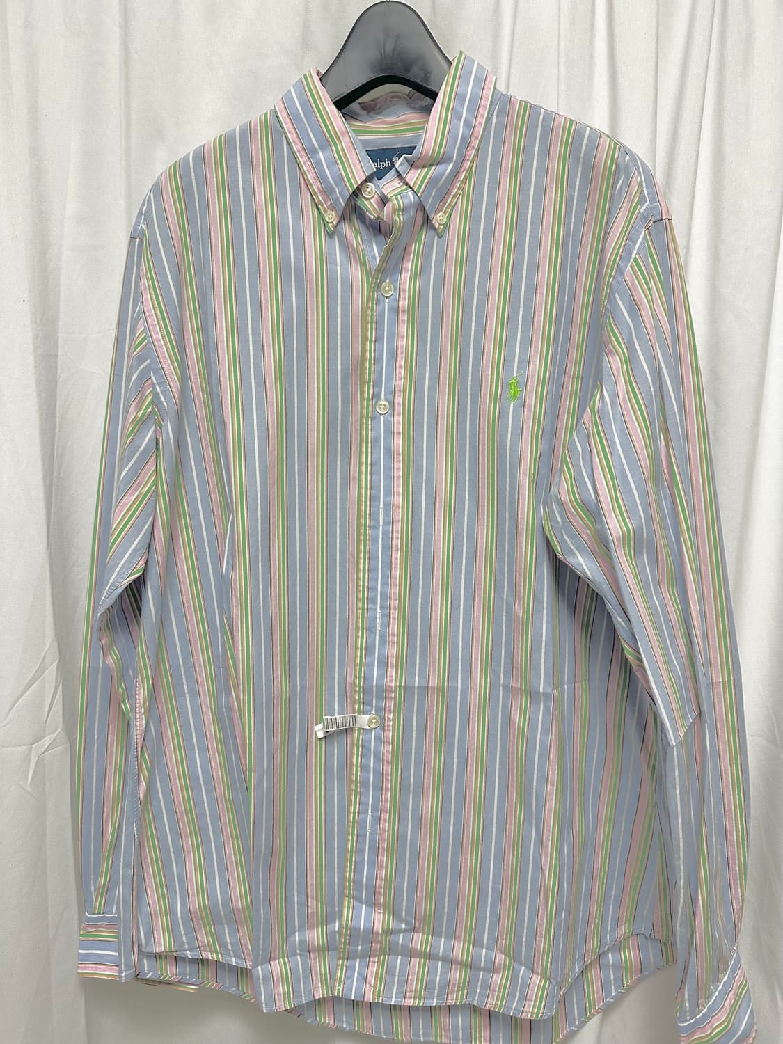 no.163 폴로 랄프로렌 멀티스트라이프 셔츠 L 상품이미지2