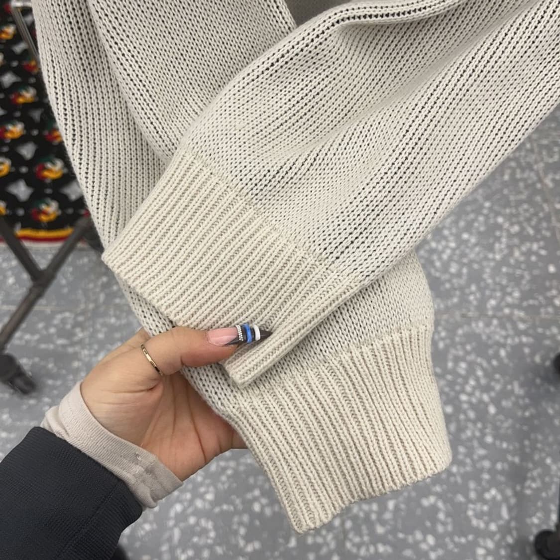 나이스 고스트 클럽 키치 샤이닝 니트 후드티 S C07560 상품이미지7