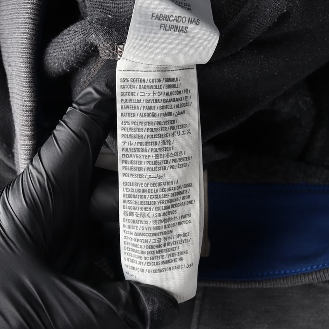 아베크롬비 빅로고 자수 기모 조거 팬츠 다크그레이 S 상품이미지7