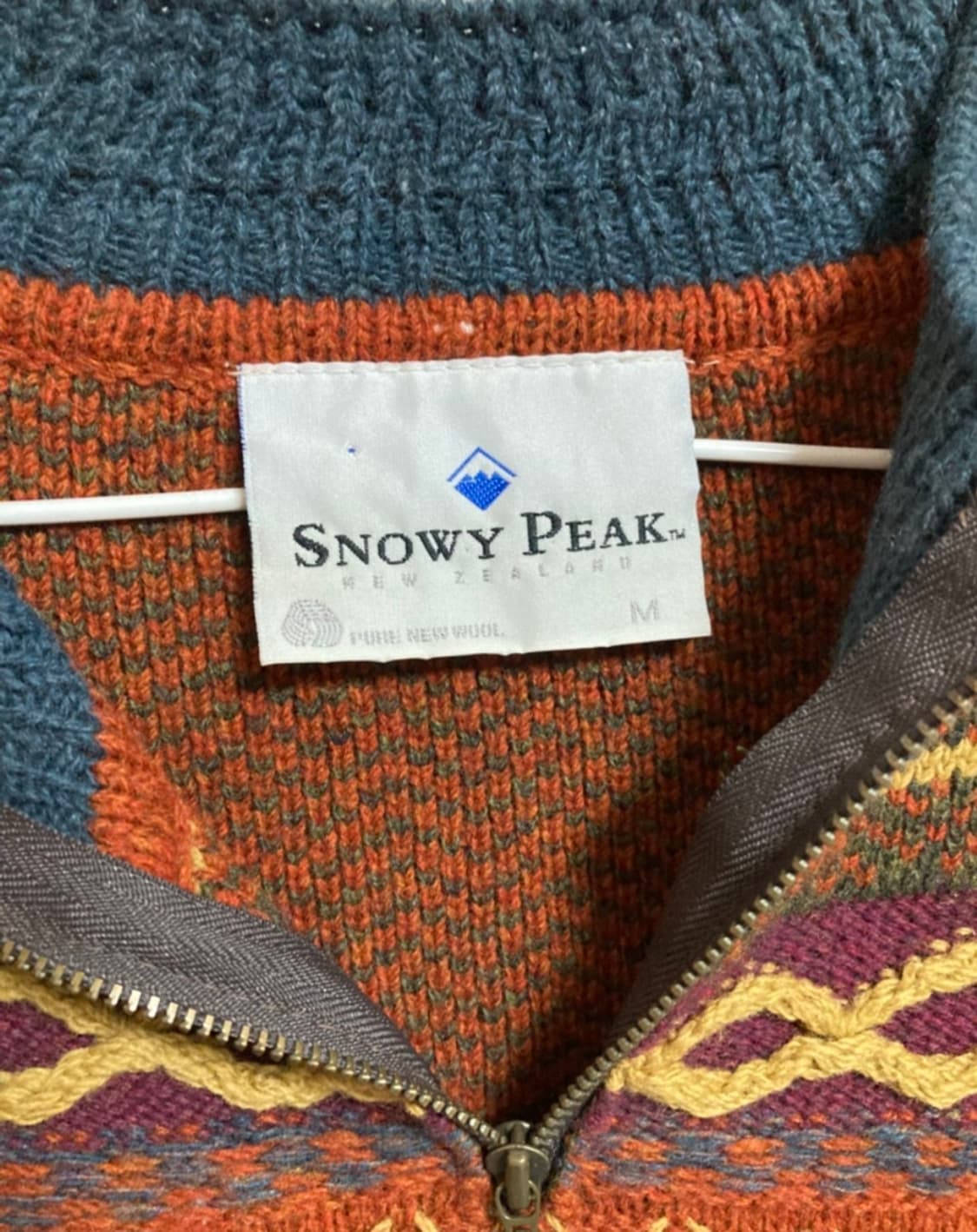 💥대장급/우주매물💥뉴질랜드 빈티지 반집업 니트/snowy peak 상품이미지7