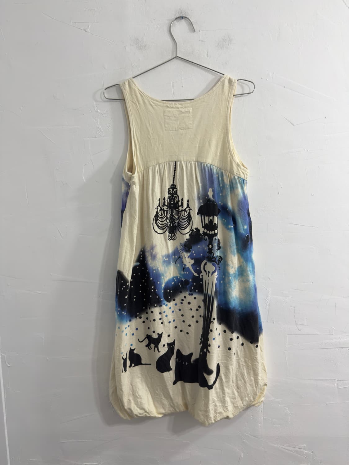 scolar design puff sleeveless 상품이미지2