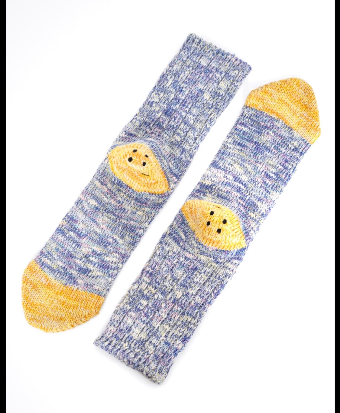 캐피탈 56피스3X1 립레인보위 해피힐 퍼플그레이 양말(새상품) 상품이미지3