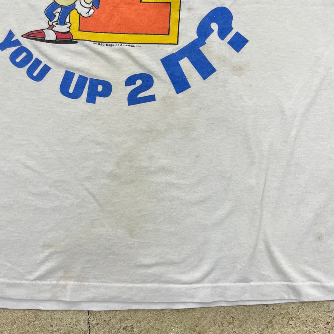 1992 소닉 티셔츠 XL 상품이미지6