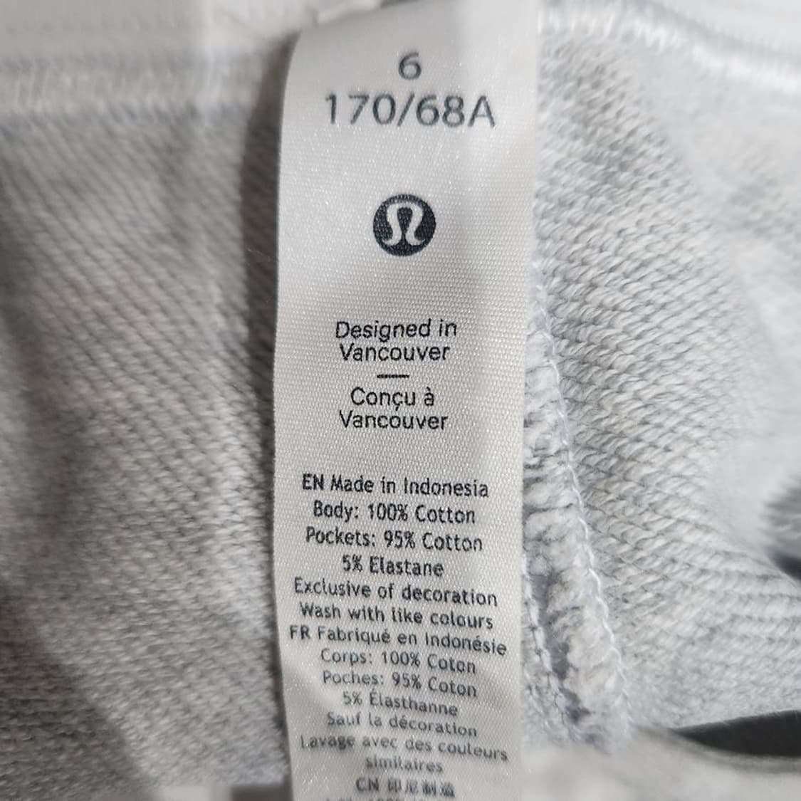 [여6]룰루레몬 그레이 스웻 조거 팬츠[Y62-006] 상품이미지7