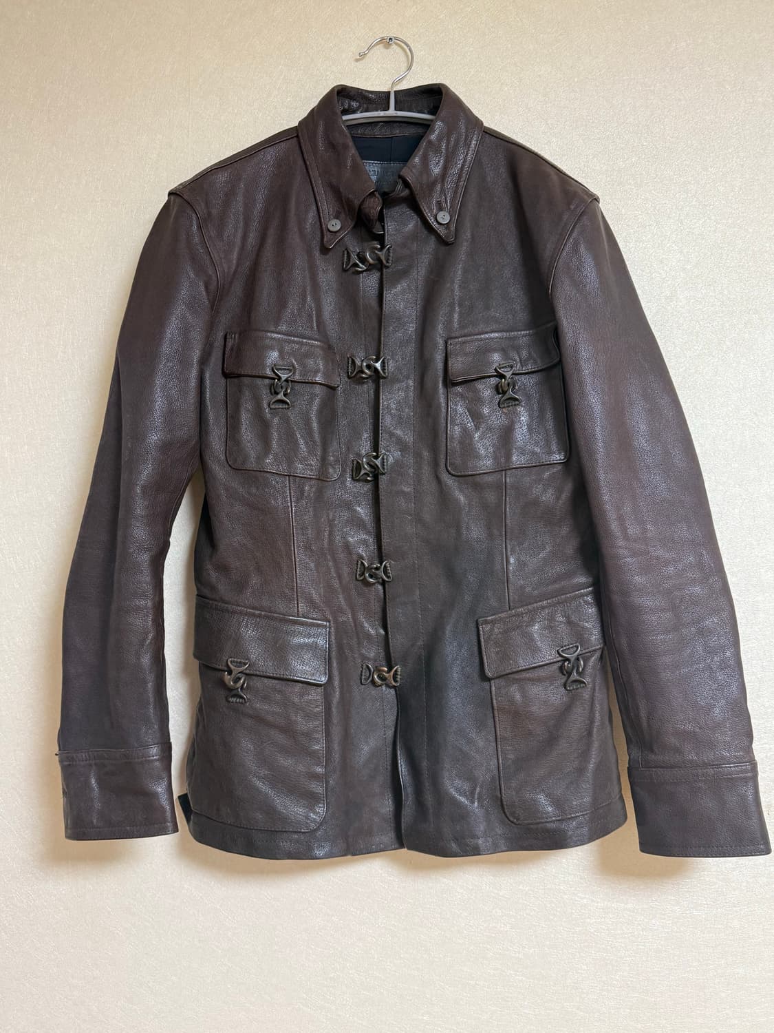 이사무 카타야마 백래쉬 레더자켓 상품이미지1