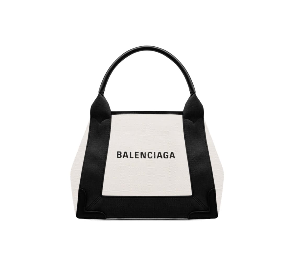 발렌시아가 네이비 xs 카바스 라이트 베이지 블랙 상품이미지1