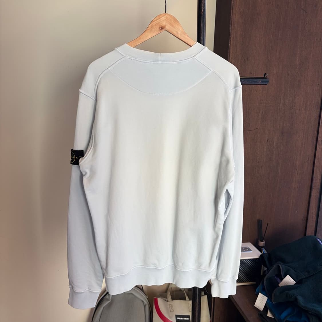 15769 - 스톤아일랜드 스카이블루 와펜 맨투맨 상품이미지7