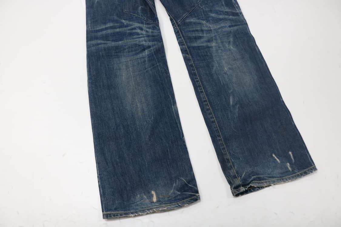 지스타로우 3301 디스트레스드 테이퍼드 데님 (31/32) 상품이미지9