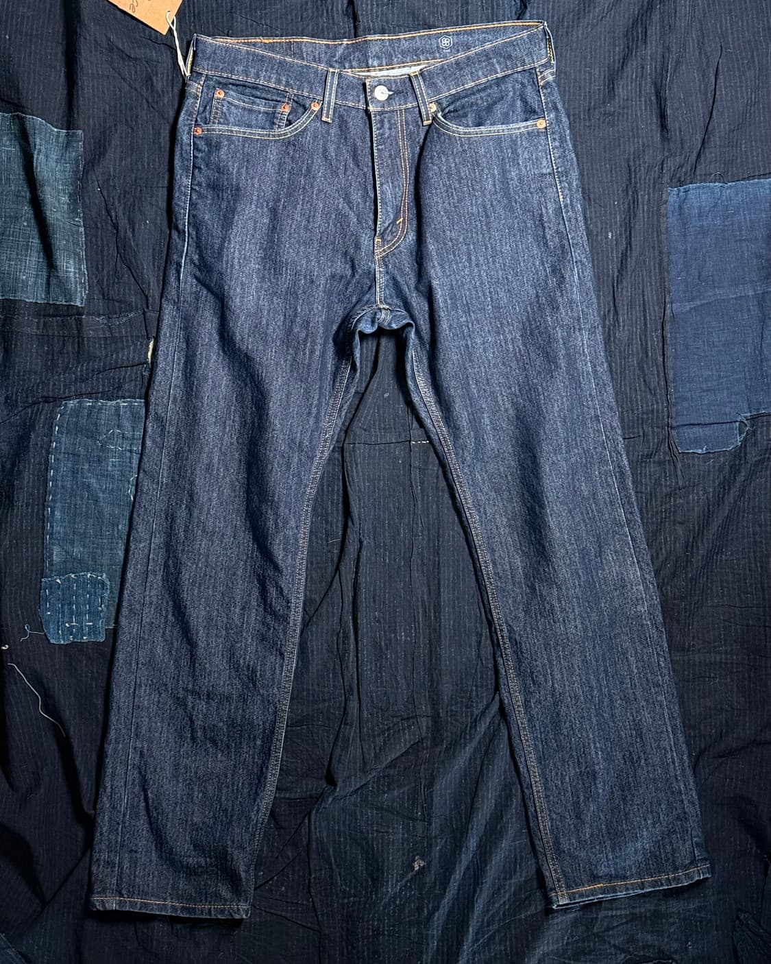 리바이스 505 레귤러핏 쿨 데님 팬츠 32 상품이미지1