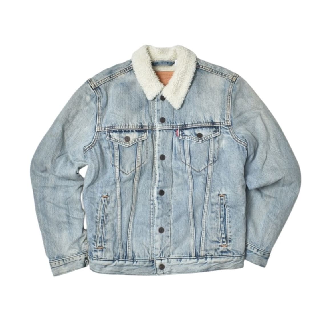 리바이스 쉐르파 트러커 청자켓 S N1173 상품이미지2