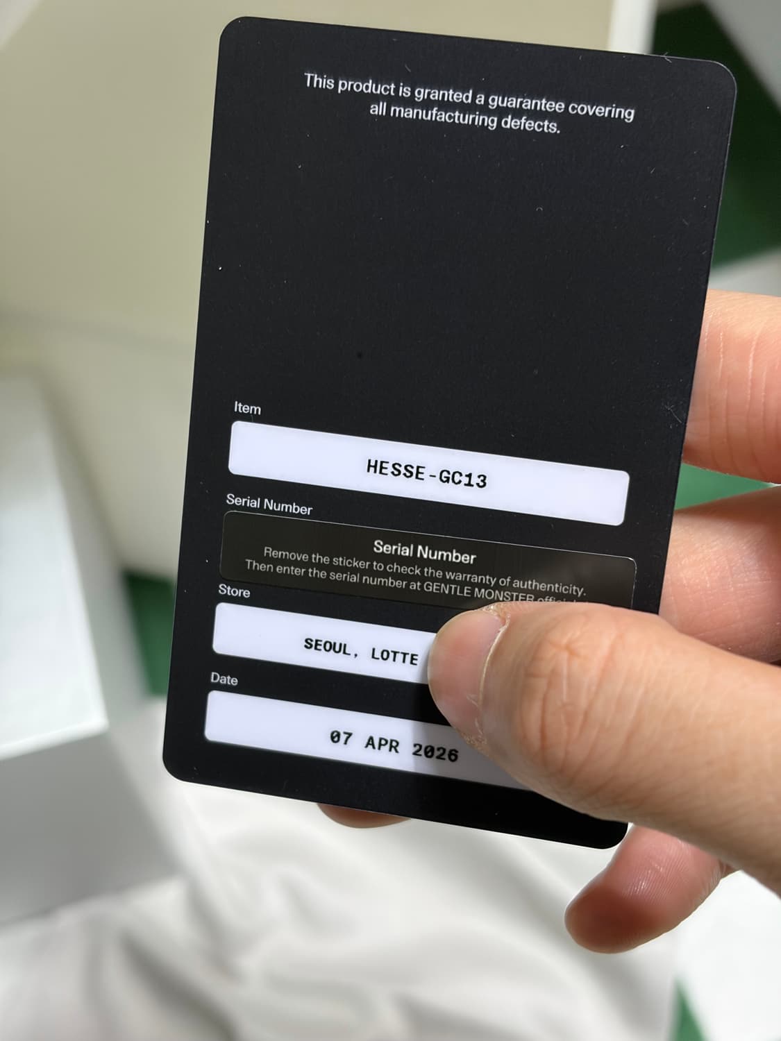 새상품 젠틀몬스터 BOLD HESSE 헤세 GC13 선글라스 4월구입 상품이미지4