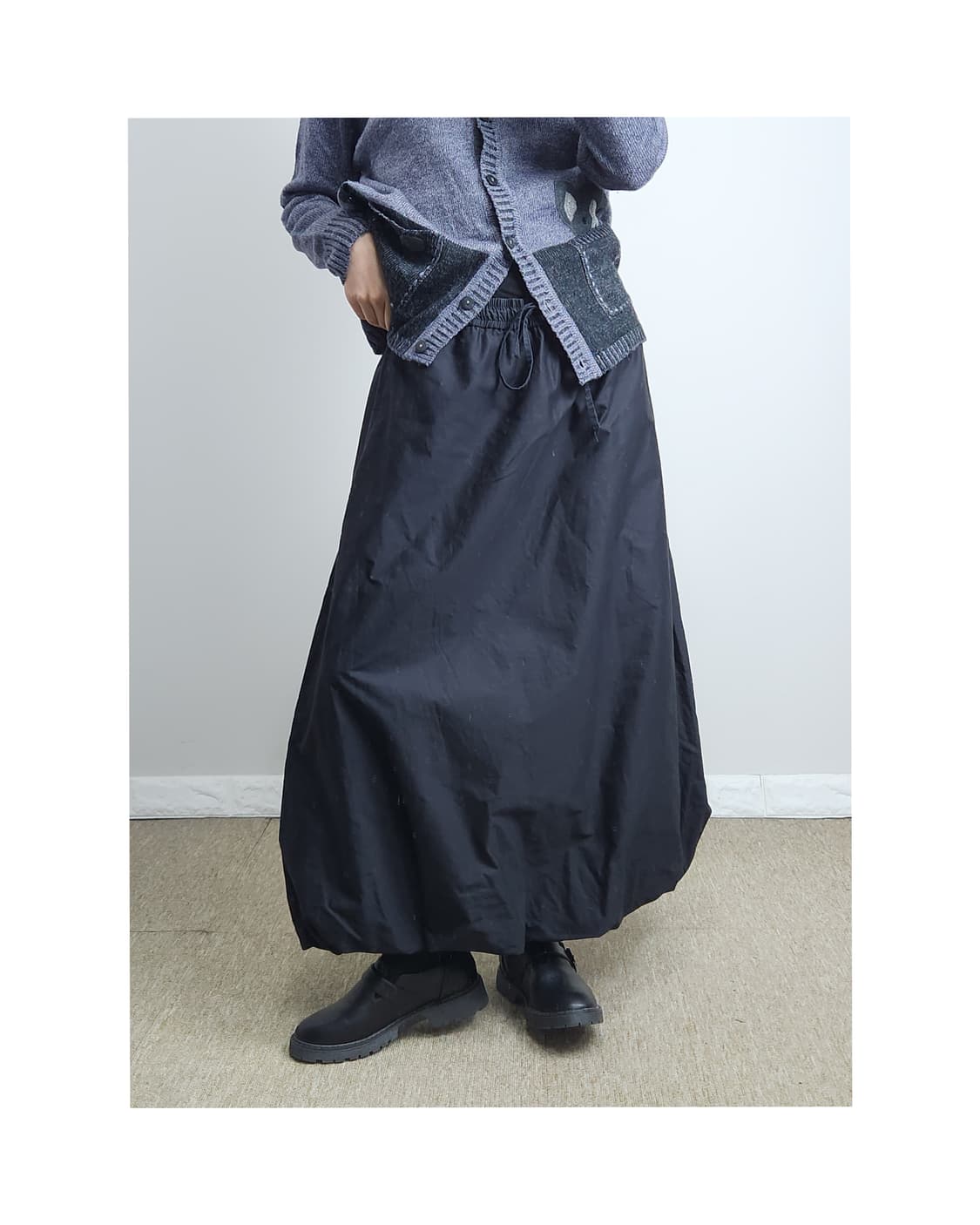 (ZARA) 볼륨 롱 스커트 상품이미지1
