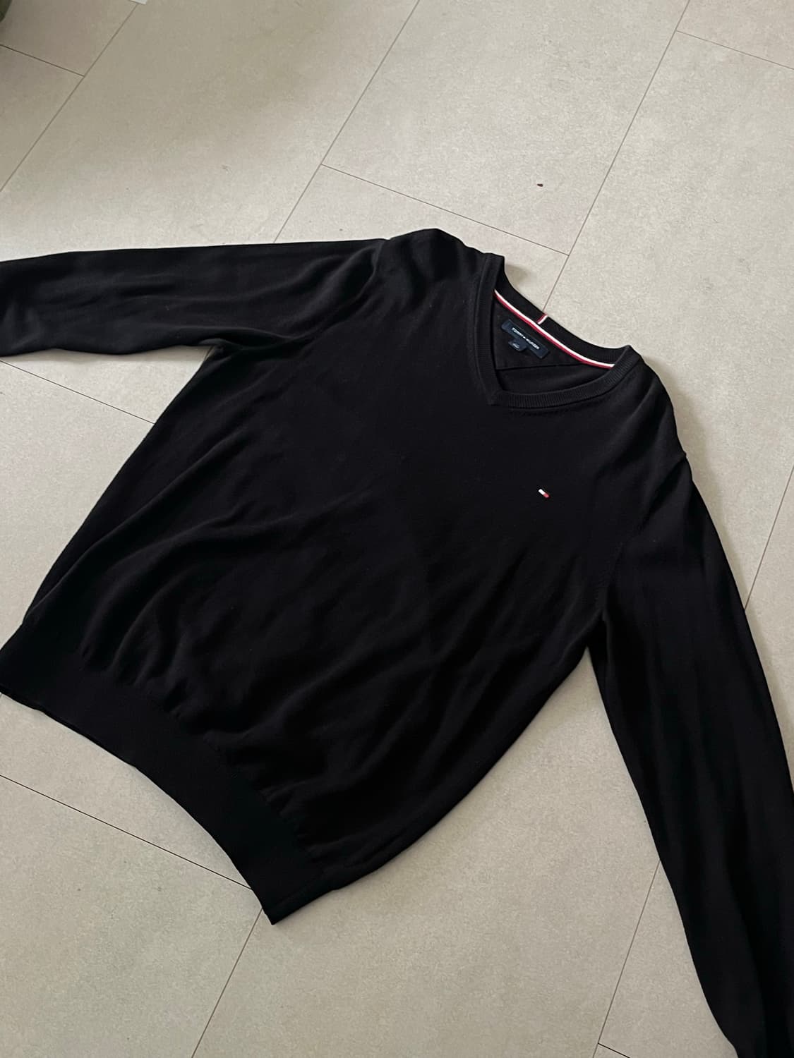 타미힐피거 니트 블랙 L 상품이미지1