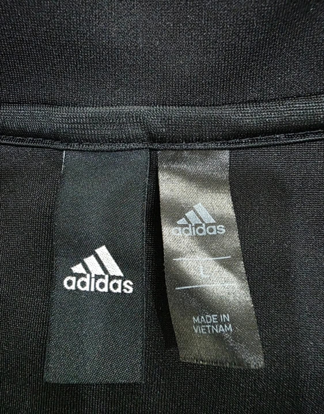 아디다스 블랙 삼선 트랙 자켓 L 상품이미지9