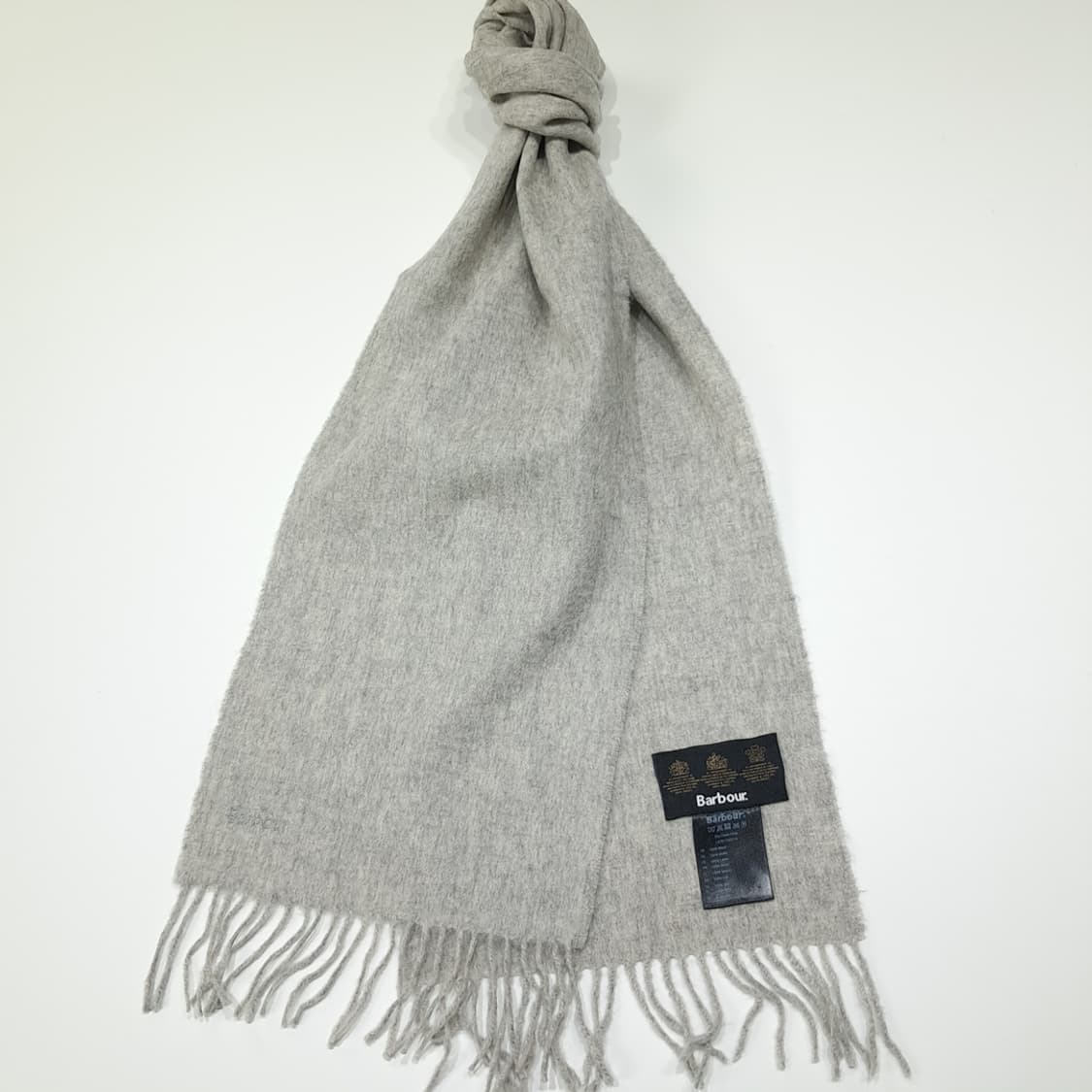 MX586 바버 울 아이스그레이 머플러 목도리 상품이미지2