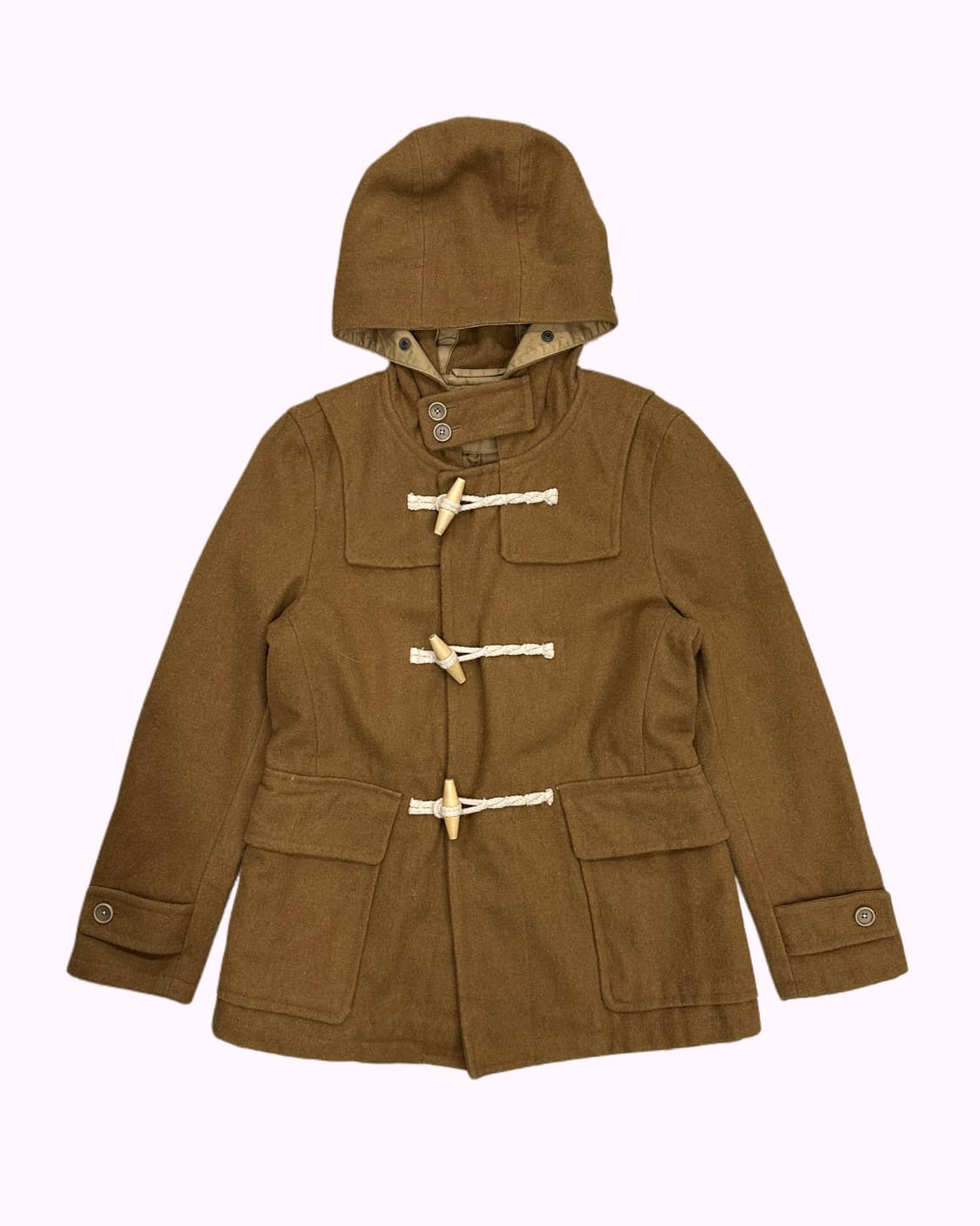 beige short duffle coat 상품이미지1