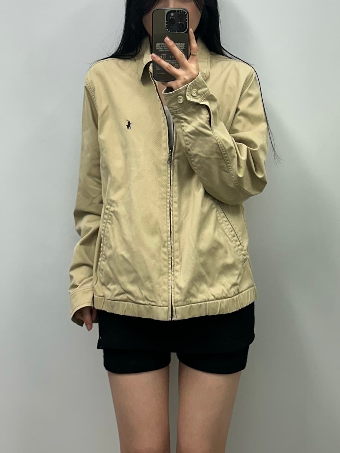 폴로 랄프로렌 베이지 해링턴 스윙톱 자켓 상품이미지1