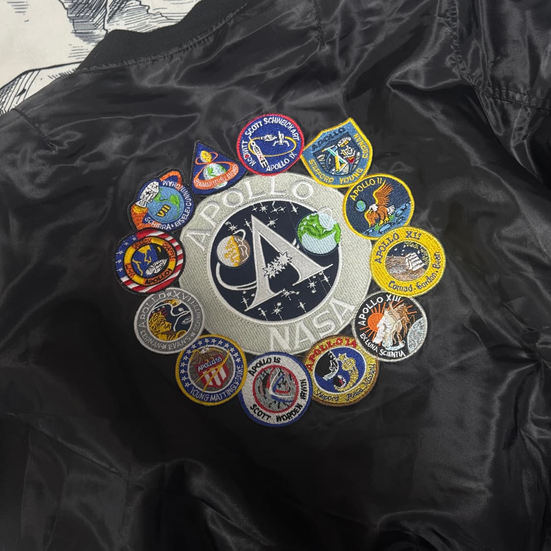 나사 MA-1 항공점퍼 L사이즈 상품이미지7