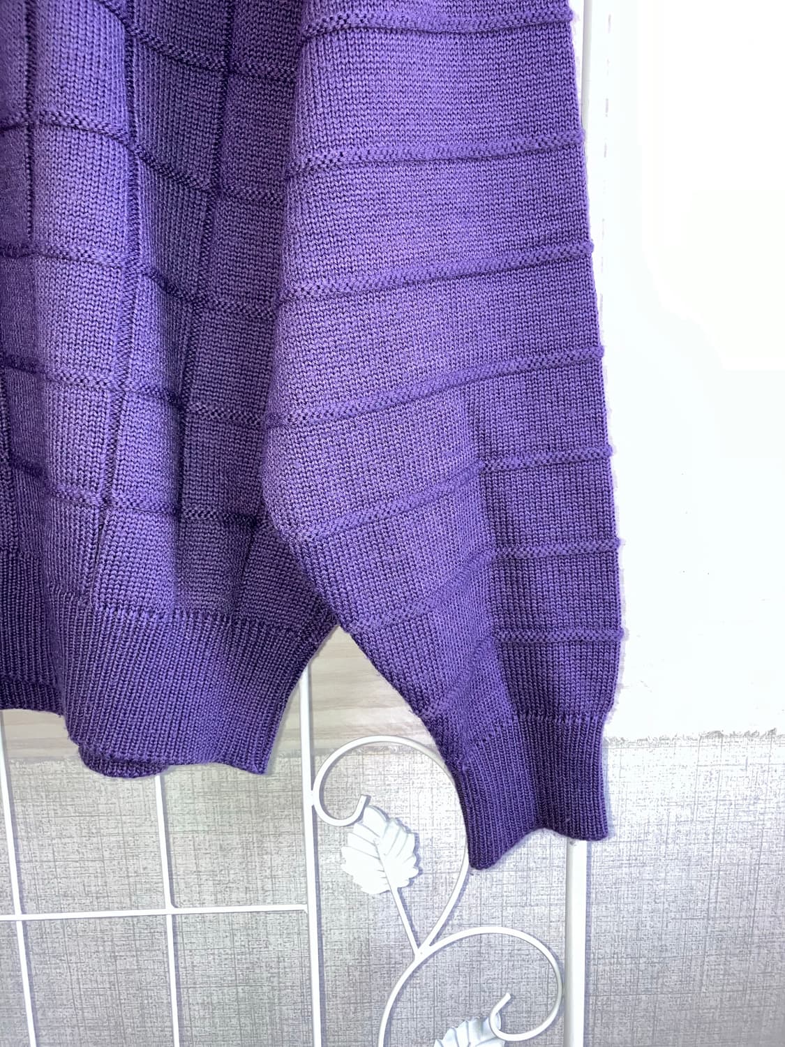 jpn vintage 퍼플 니트 y2k 스트릿 갸루 펑키 일본빈티지 44 상품이미지4