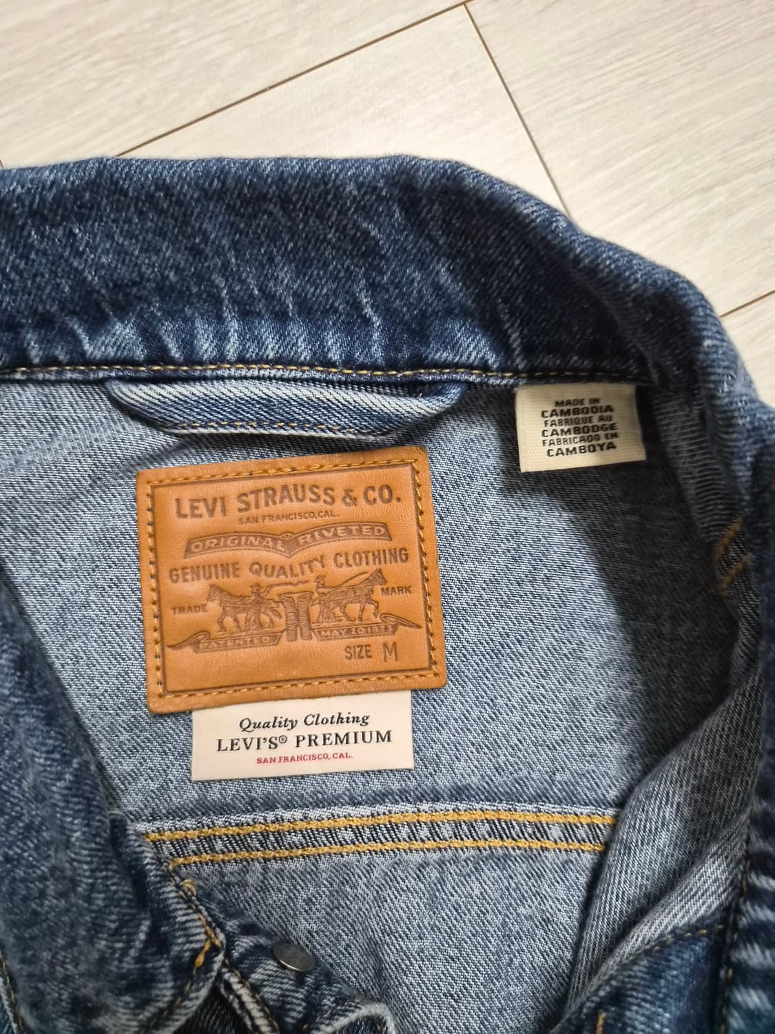 리바이스 프리미엄 라인 타입2 팝니다(S급) 상품이미지4