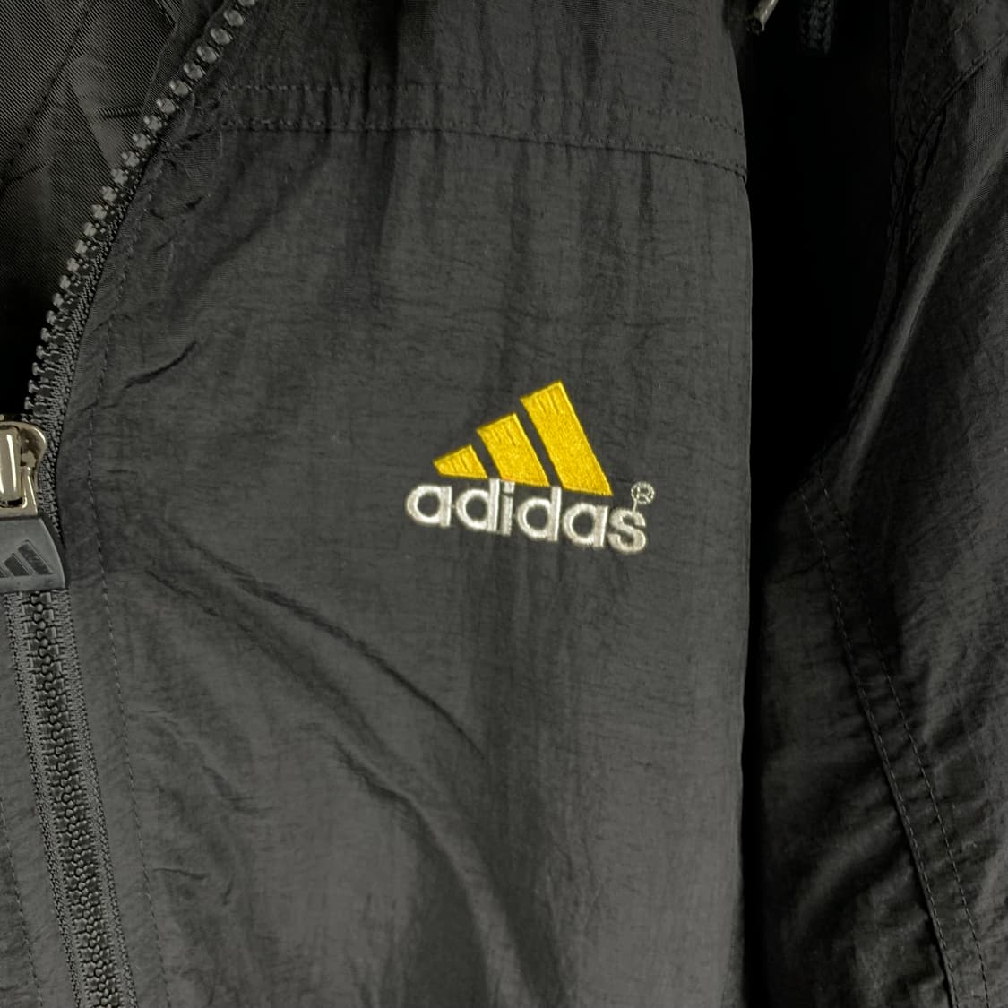 00s 아디다스 블랙 올드스쿨 바람막이 점퍼 상품이미지5
