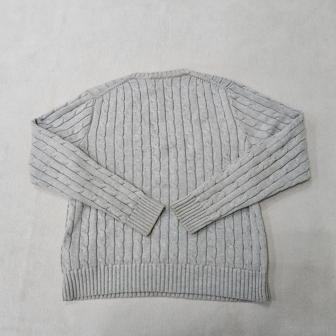 L 폴로랄프로렌 브이넥 케이블 니트 0327Y 상품이미지2