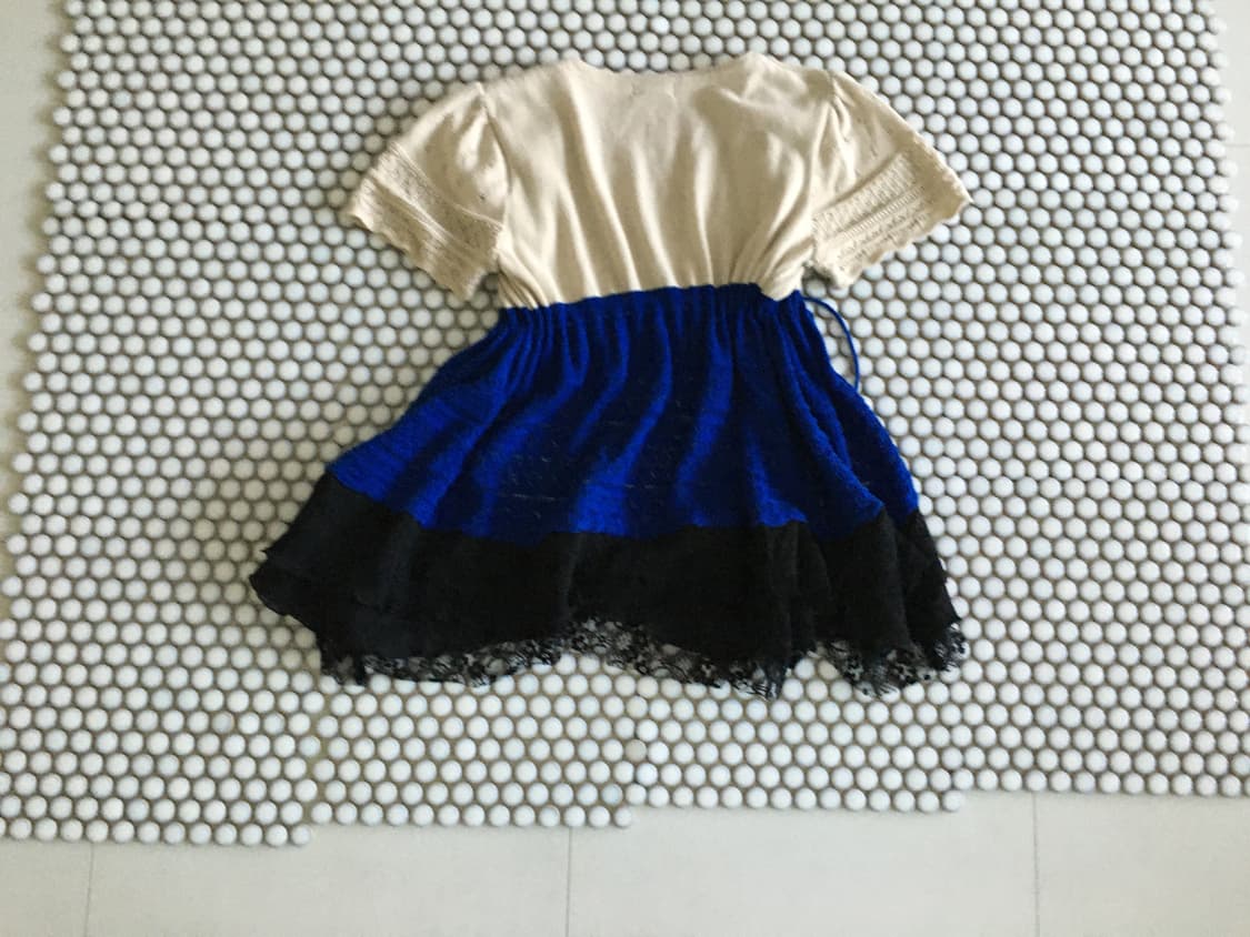 color block lace knit 상품이미지7