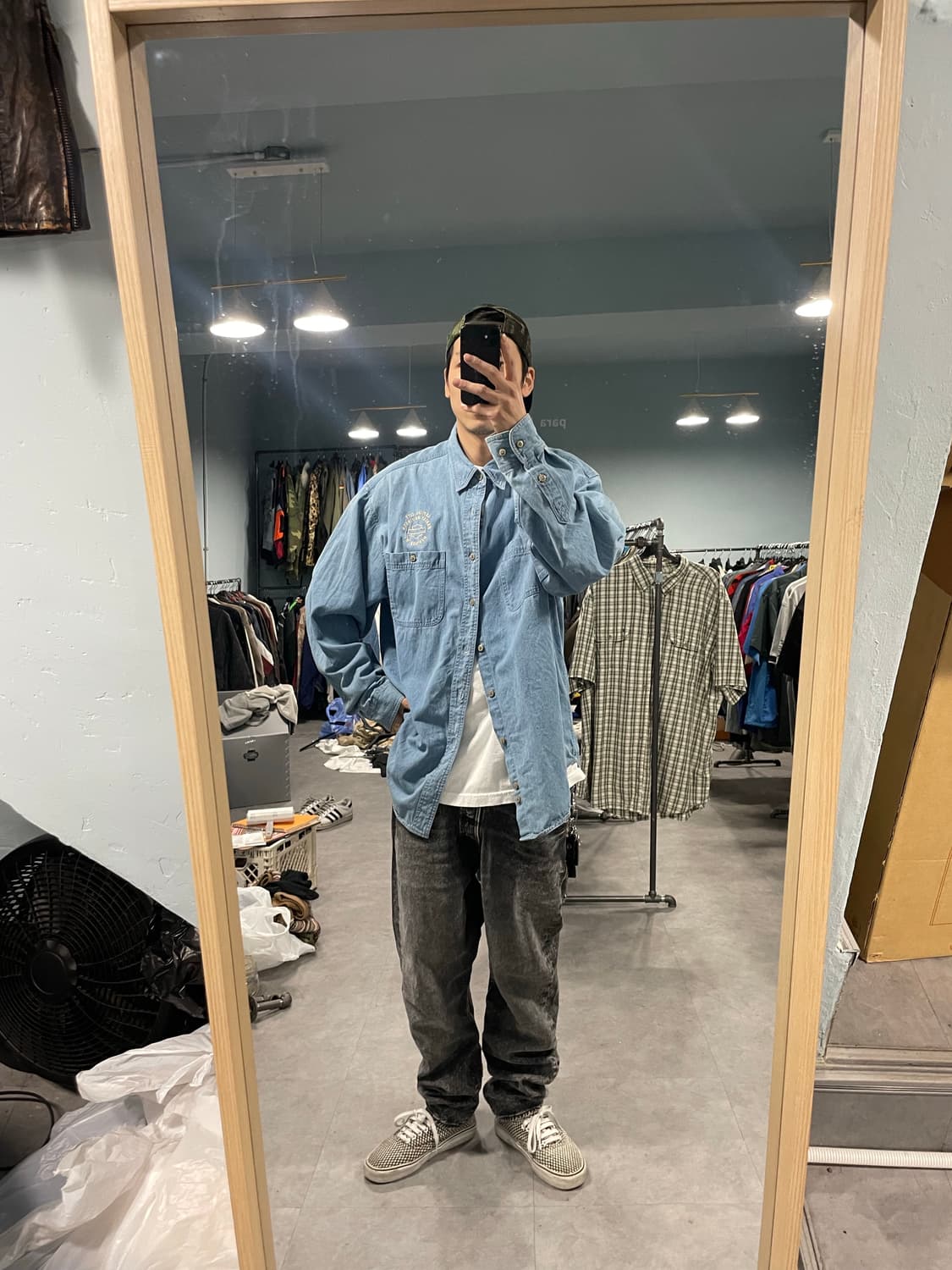 할리데이비슨 데님 셔츠 (110) 상품이미지8