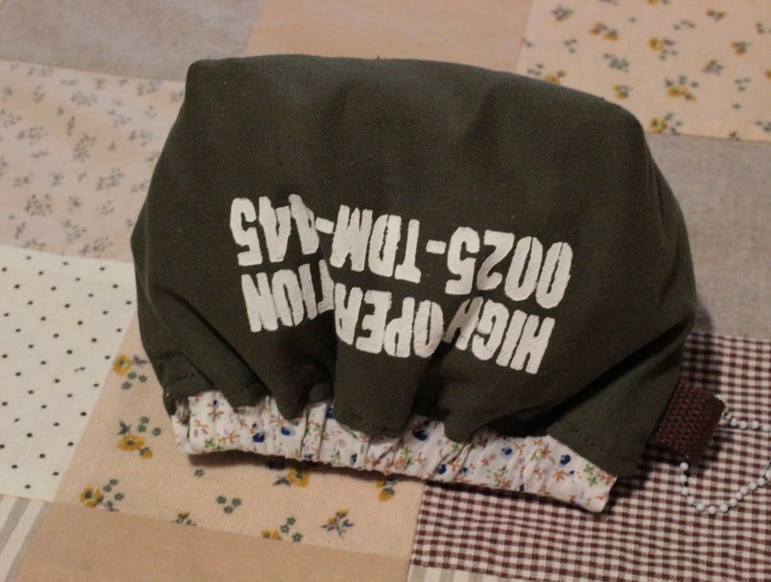 핸드메이드 카키 바네 파우치 상품이미지6