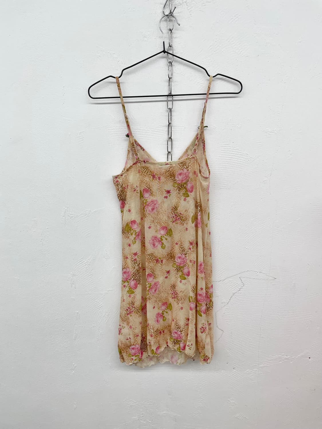 오리엔탈 엔틱 로즈 메쉬 레이어드 슬립 상품이미지6