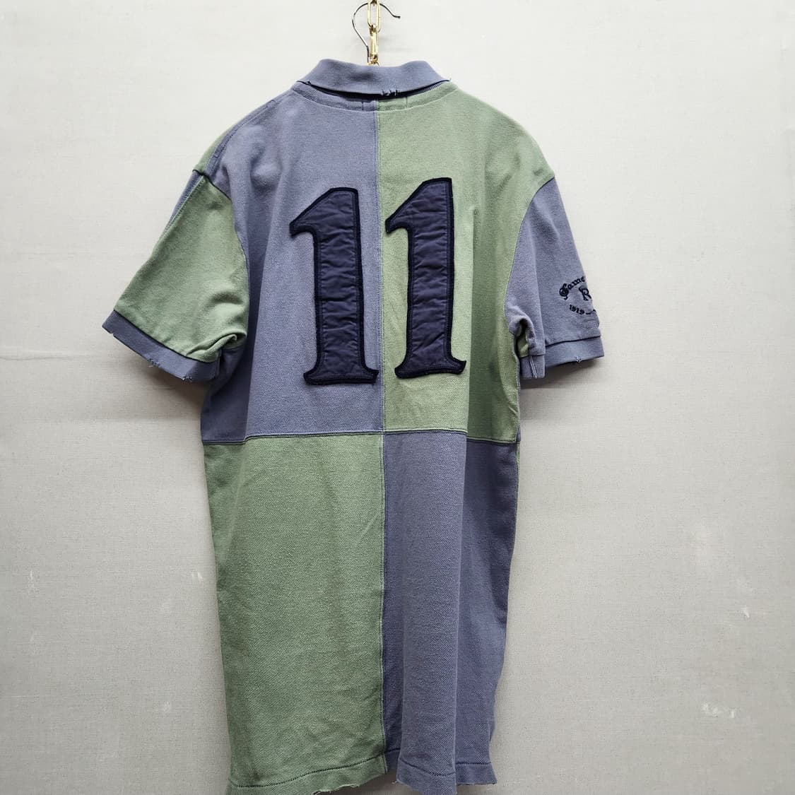 랄프로렌 럭비 쿼터 패널배색 빈티지 반팔카라 S(M) 남여공용 상품이미지5