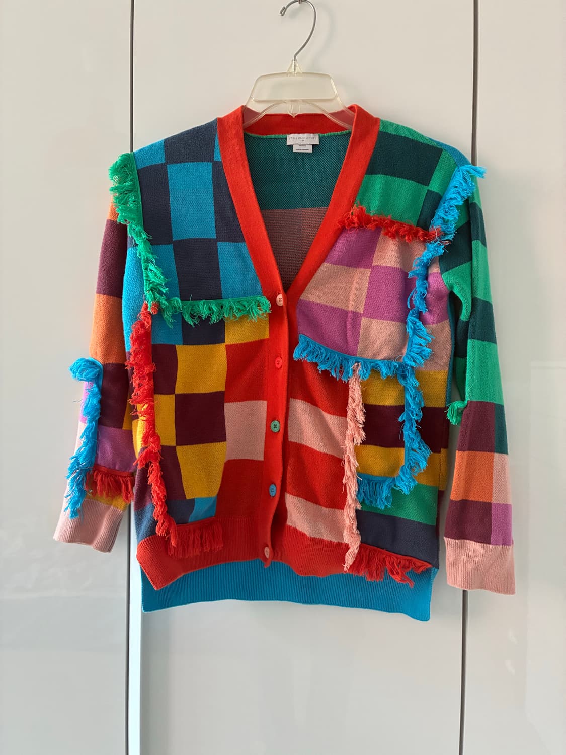 [Stella McCartney] 스텔라매카트니 컬러블록 프린지 니트 가 상품이미지1